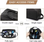 BAGSMART Toiletry Bag for Men, Travel Toiletry Organizer Dopp Kit Water-resistant Shaving Bag for Toiletries Accessories - Image 5